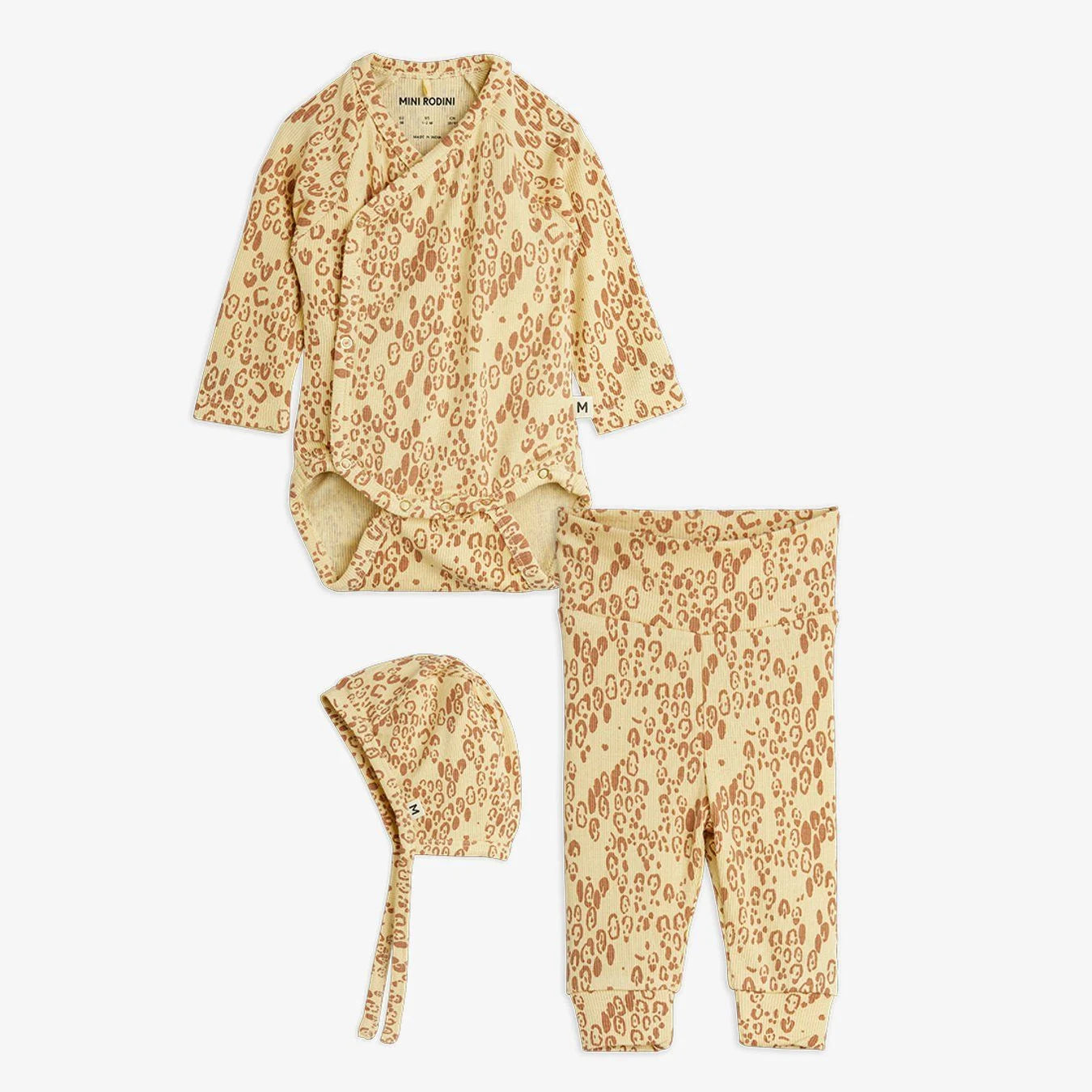 Mini leopard aop nb baby kit