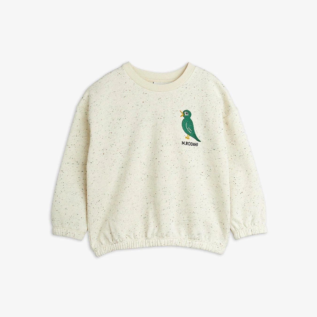 Bird emb neps sweatshirt