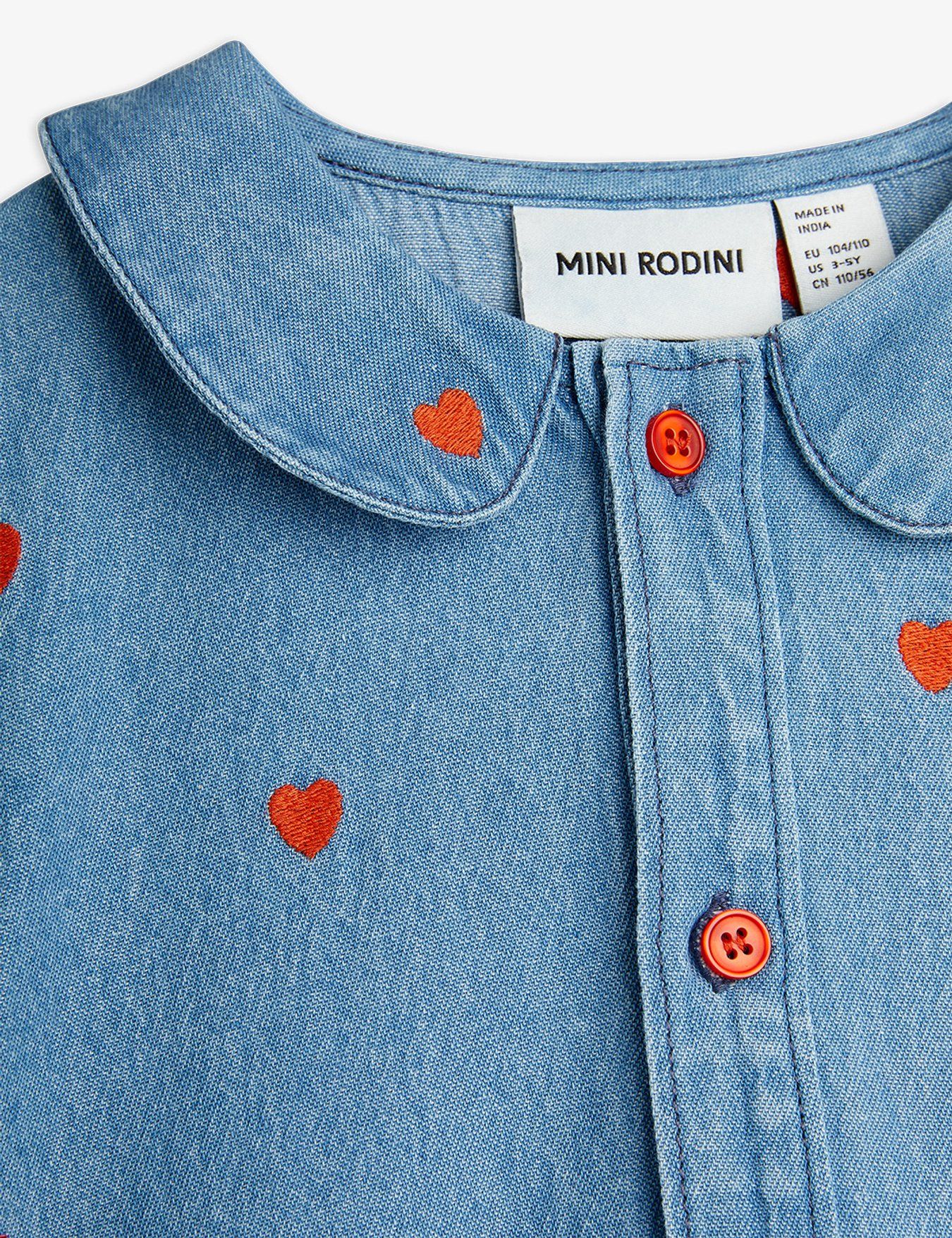 Mini hearts aoe woven dress