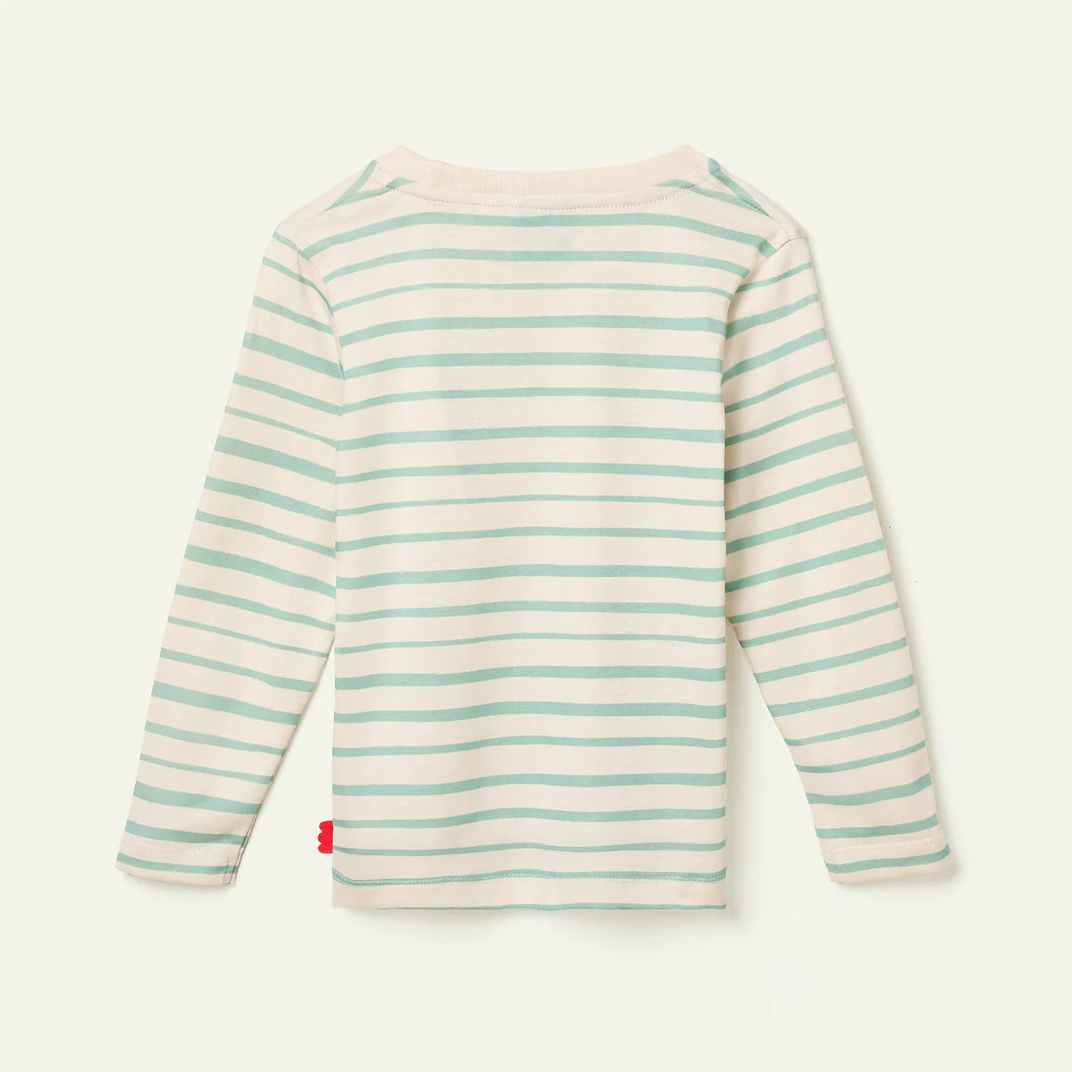 Recycled Cotton Kid Blue Breton T-Shirt