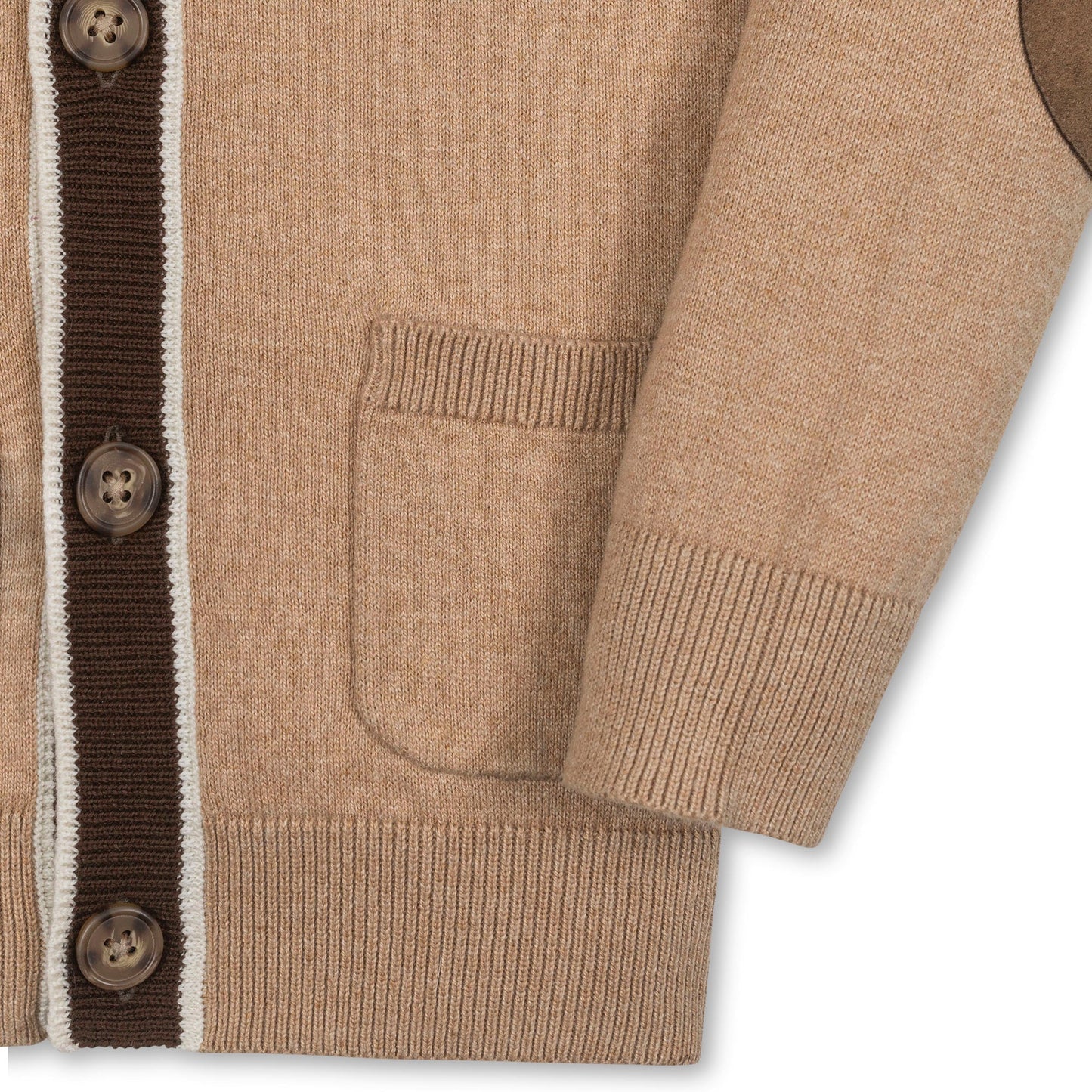Organic Tipped Cardigan