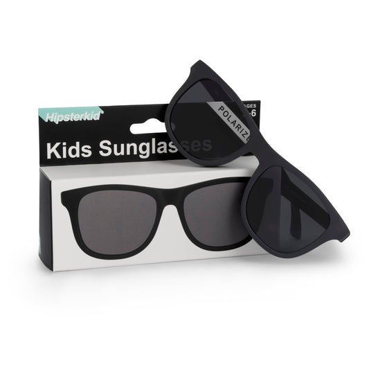 Baby & Kids Sunglasses – Polarized, UV Protective | Black: Kids: 3-6 years