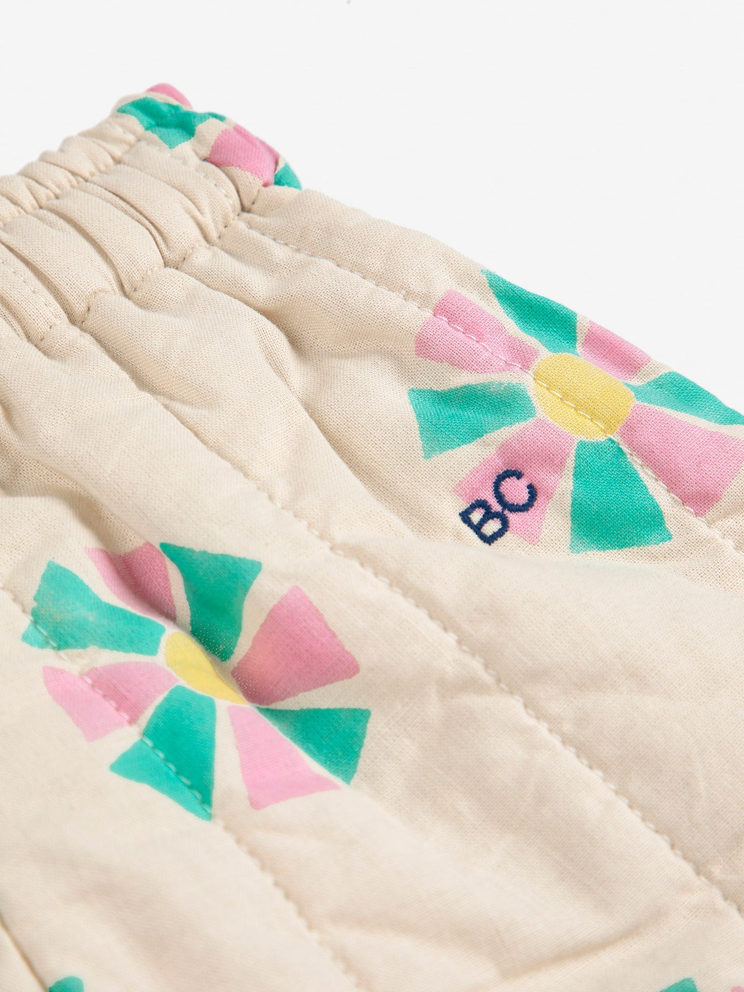 Kaleidoscope all over quilted pants