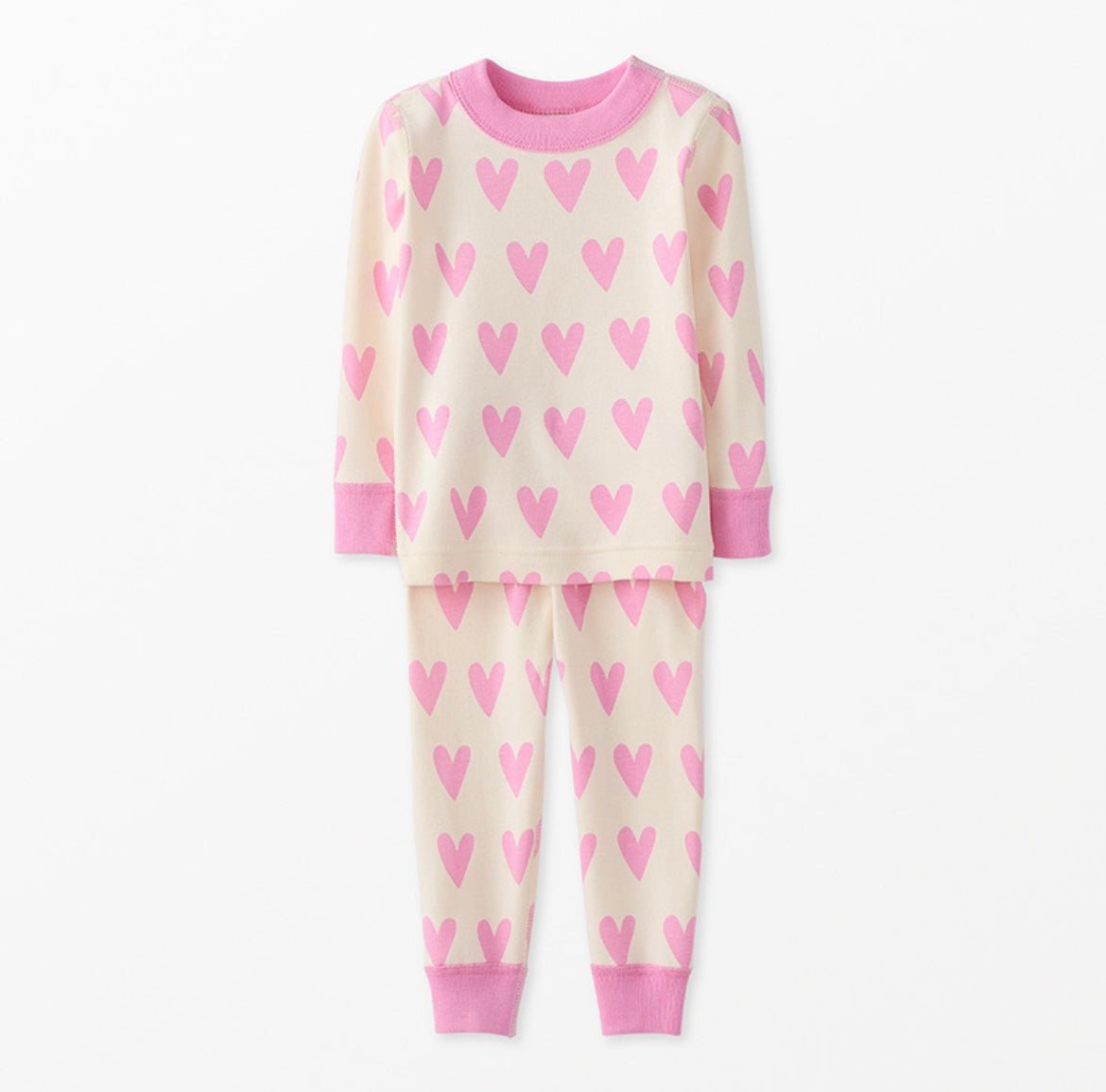 Kids Long John Pajama Set
