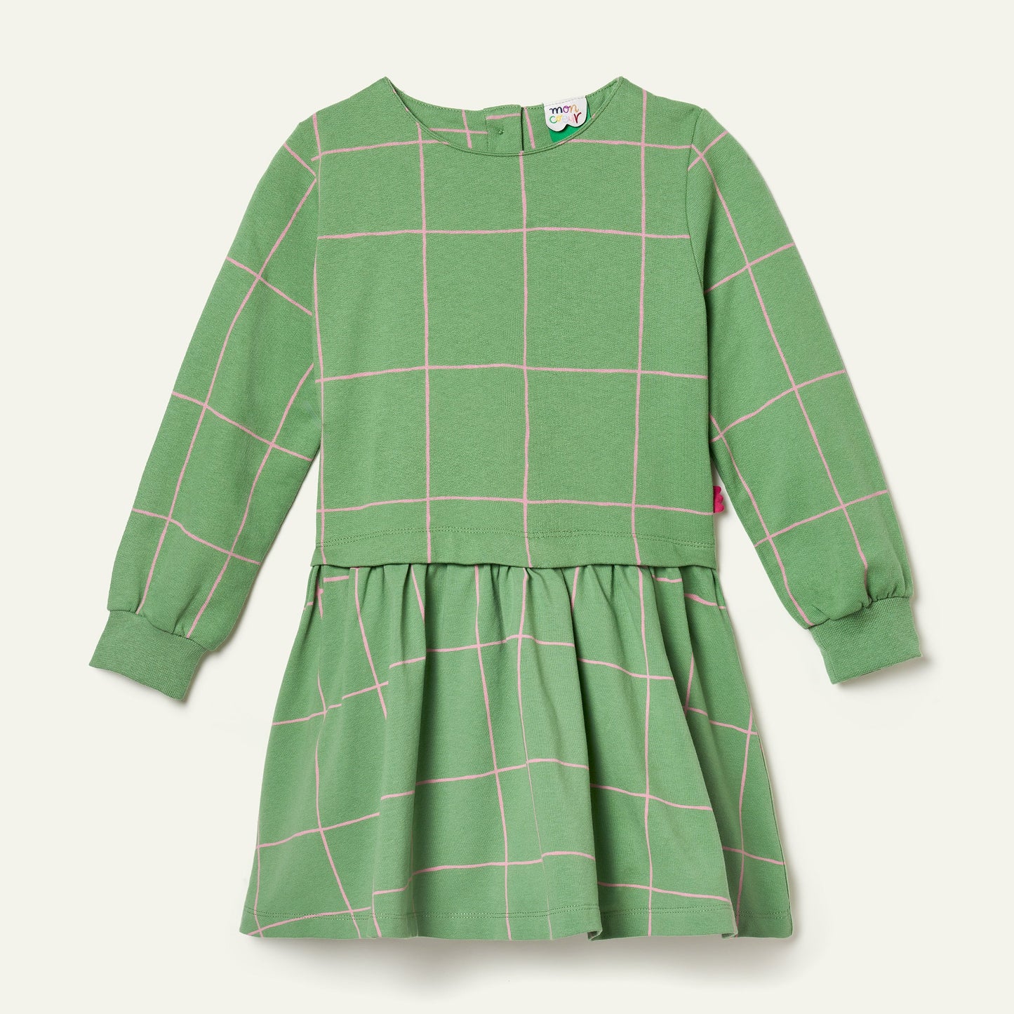 Jersey Grid Dress