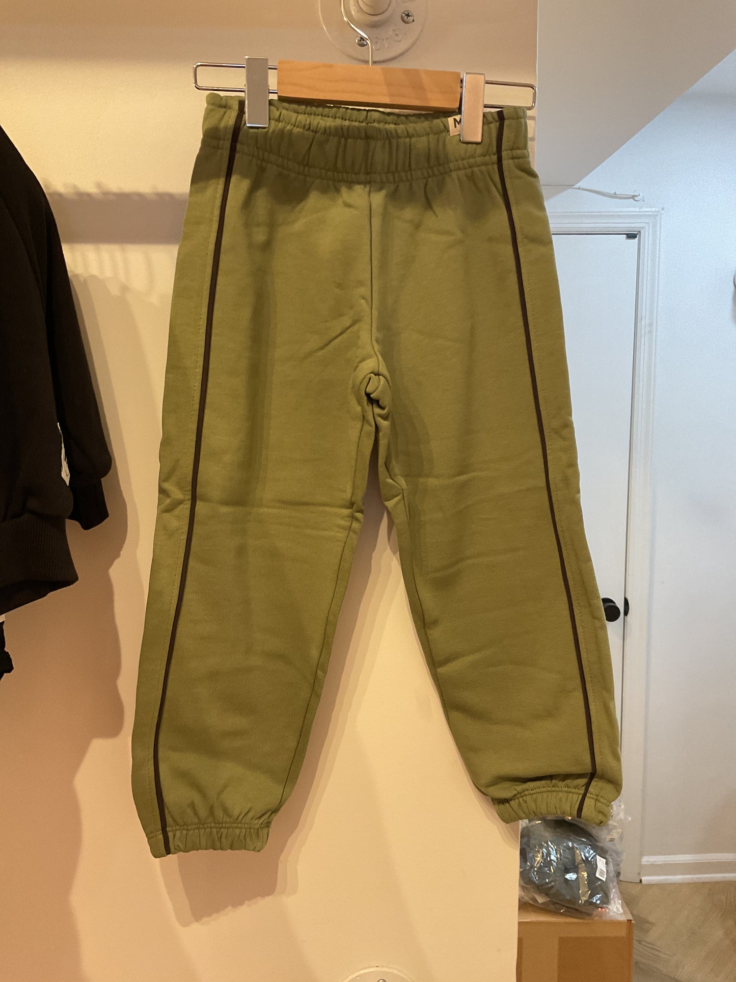 Plain piping sweatpants