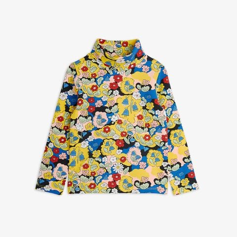 Flowers aop turtleneck