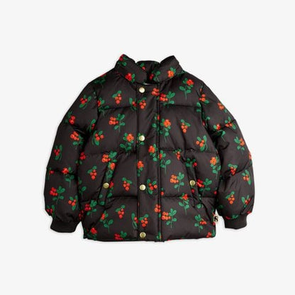Lingonberries aop hooded puffer