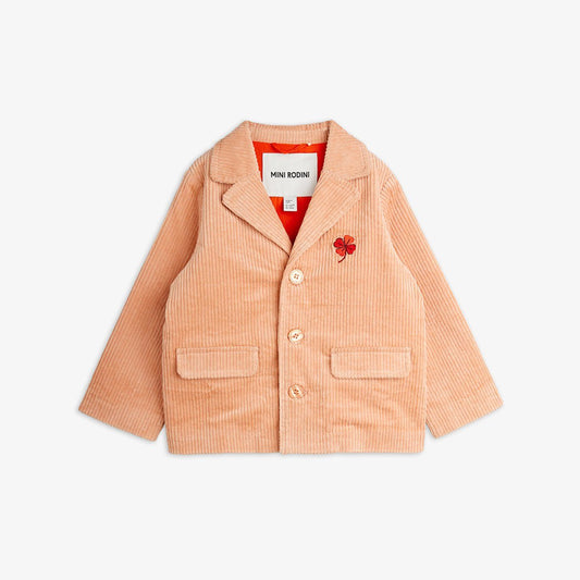 Clover emb corduroy blazer