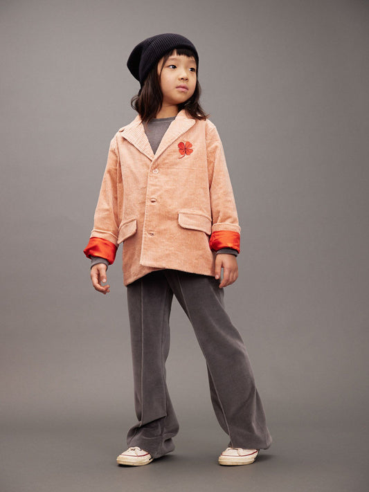 Clover emb corduroy blazer