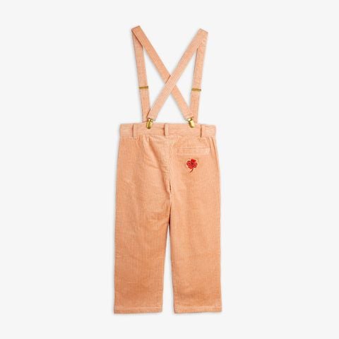 Clover corduroy suspender trousers