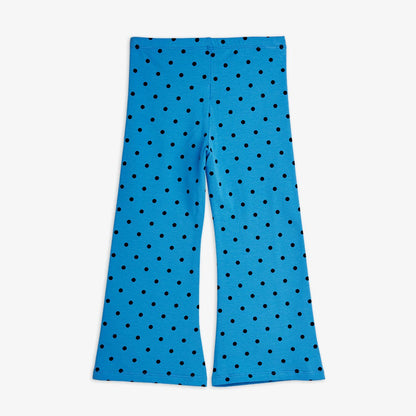 Polka dots aop flared trousers