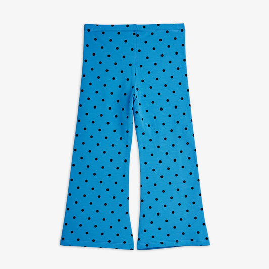 Polka dots aop flared trousers