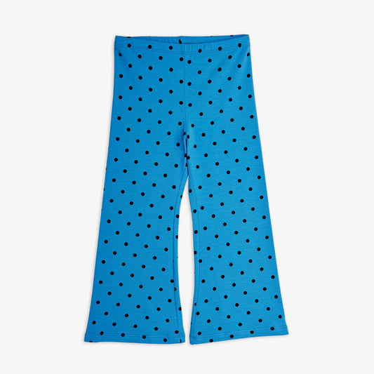 Polka dots aop flared trousers