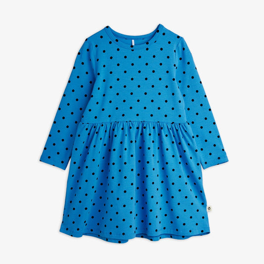 Polka dots aop ls dress