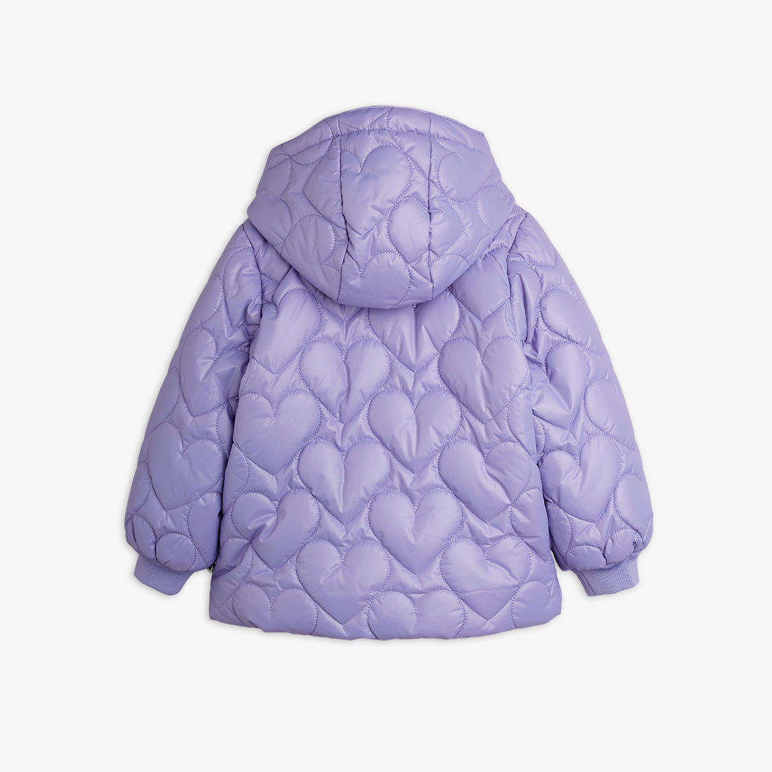 Heart Quilted Hooded Puffer