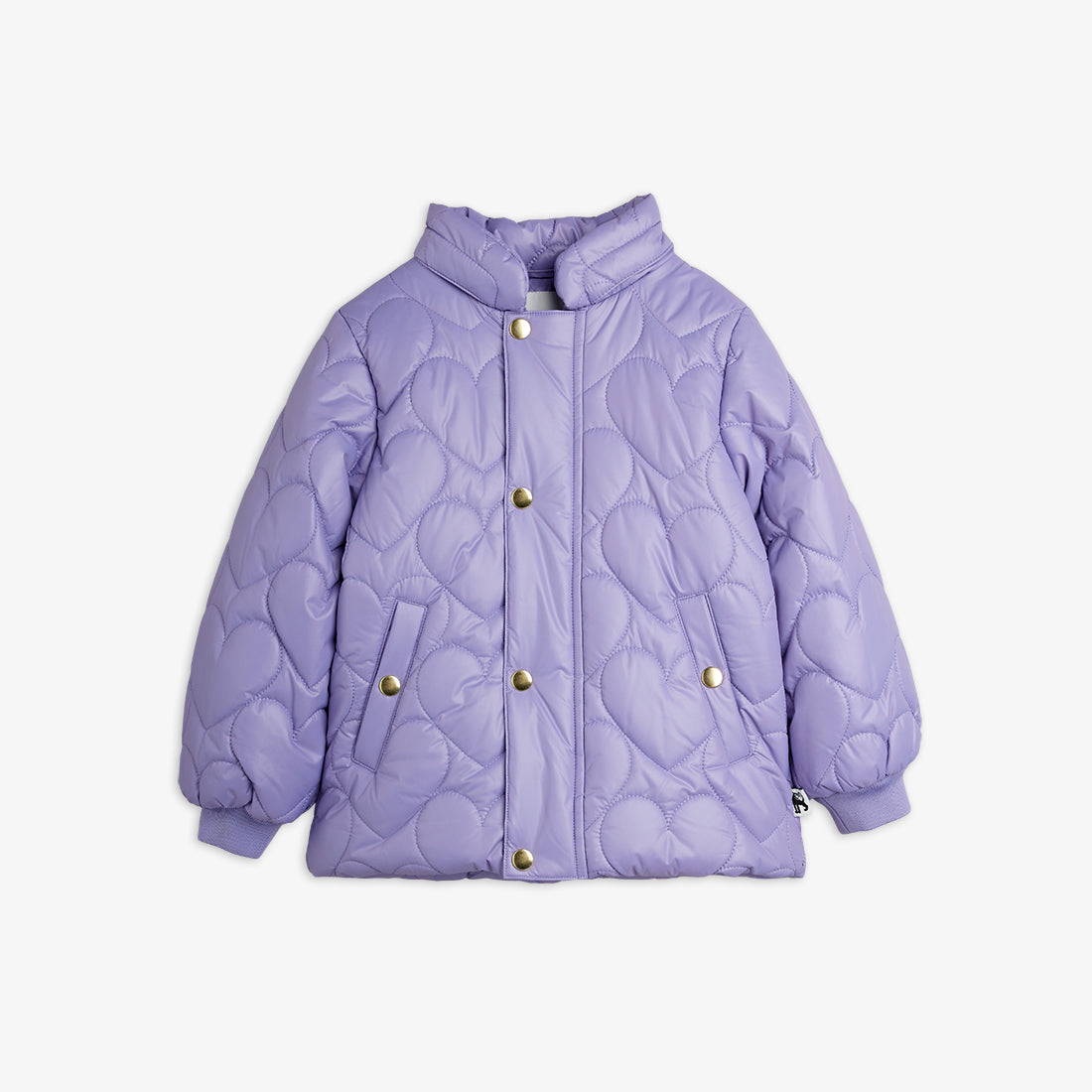 Heart Quilted Hooded Puffer