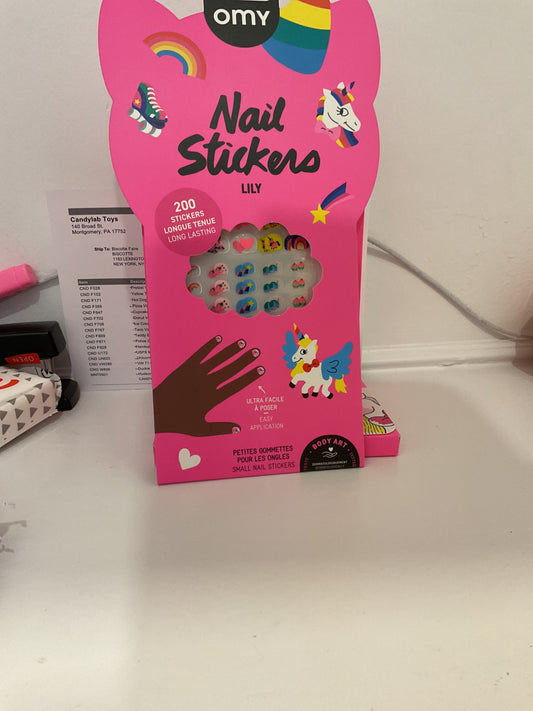 Unicorn nail stickers