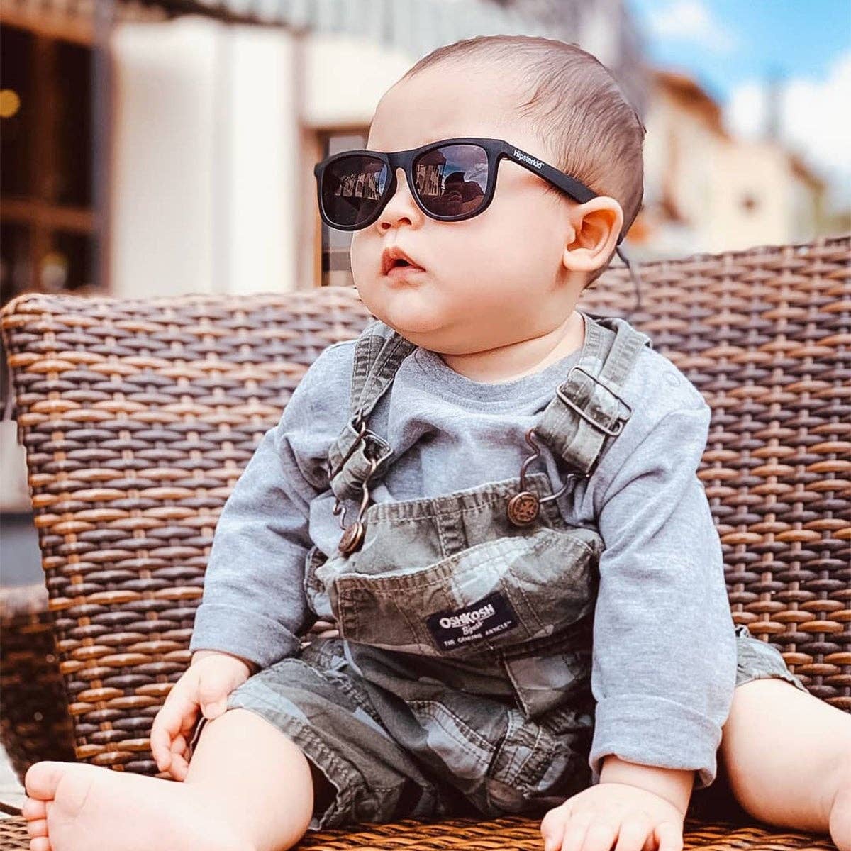 Baby & Kids Sunglasses – Polarized, UV Protective | Black: Kids: 3-6 years
