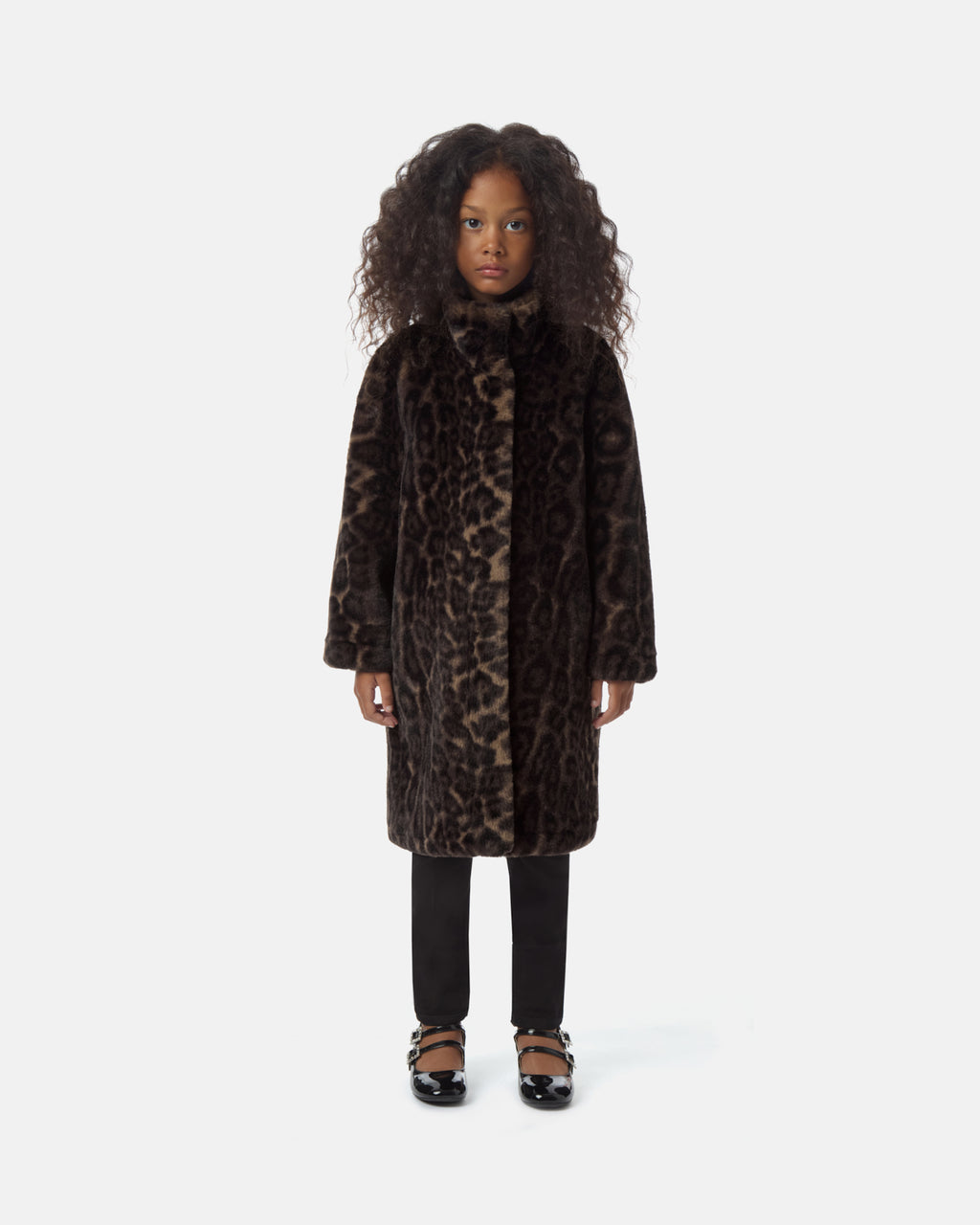 Blair Leopard Kids Coat