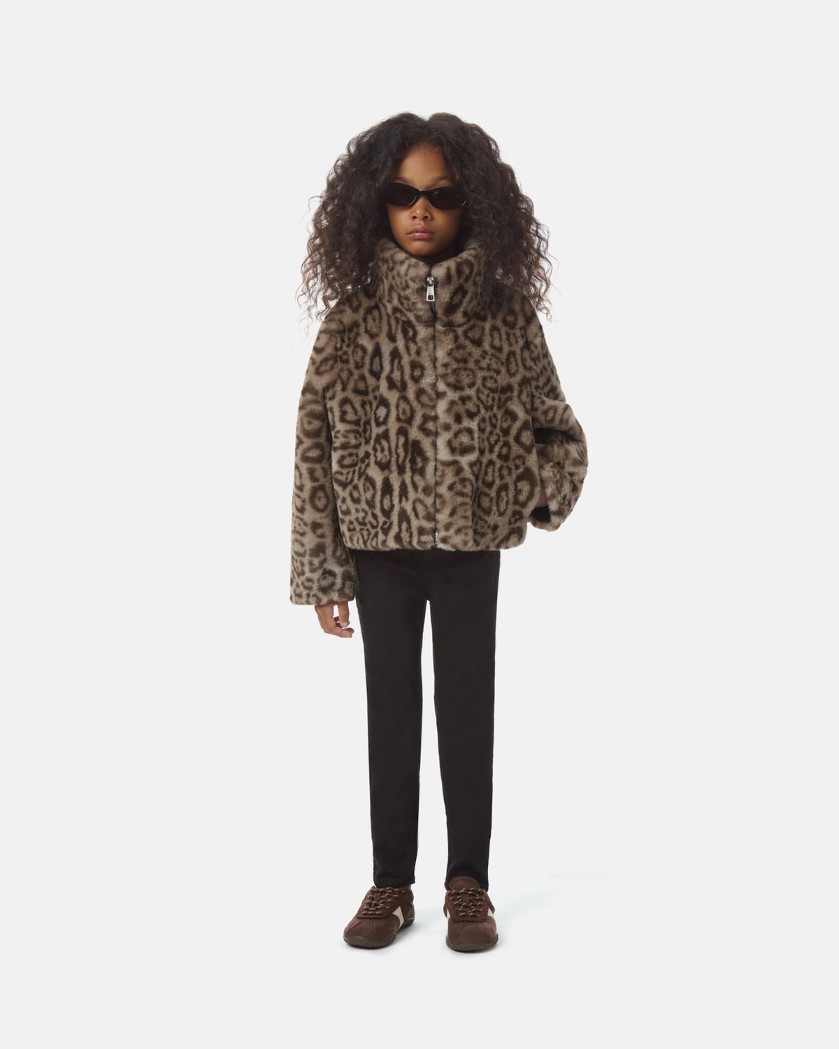 Brooks Leopard Kids Coat