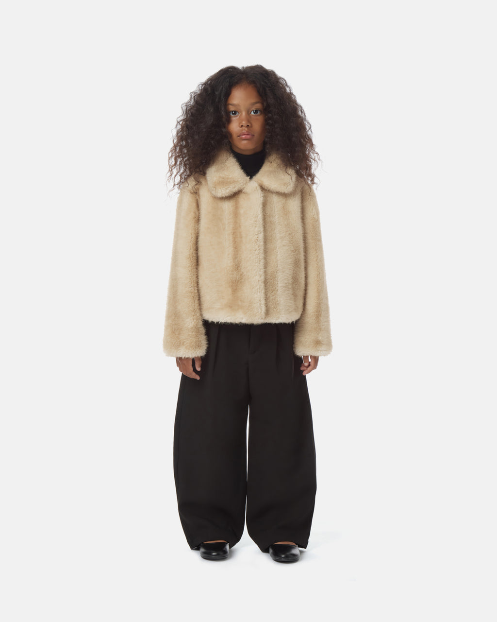Elis Shaved Mink Kids Coat