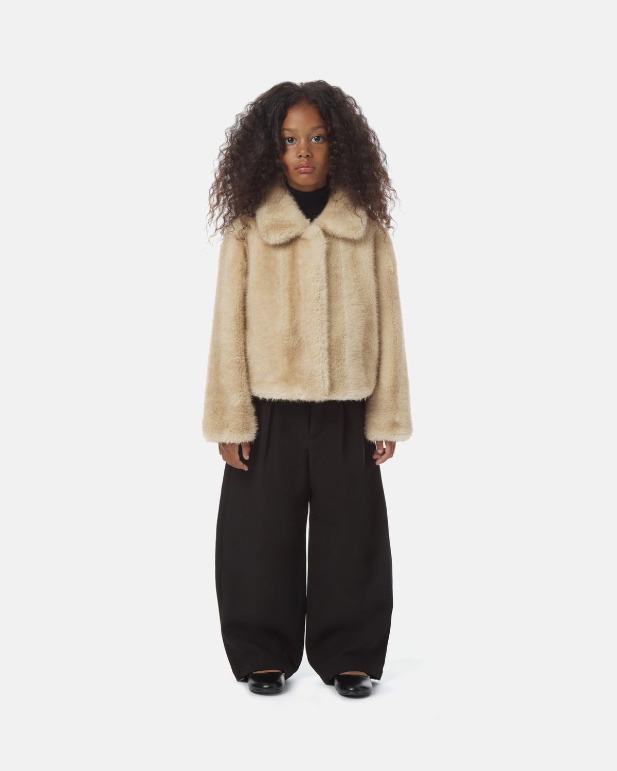 Elis Shaved Mink Kids Coat