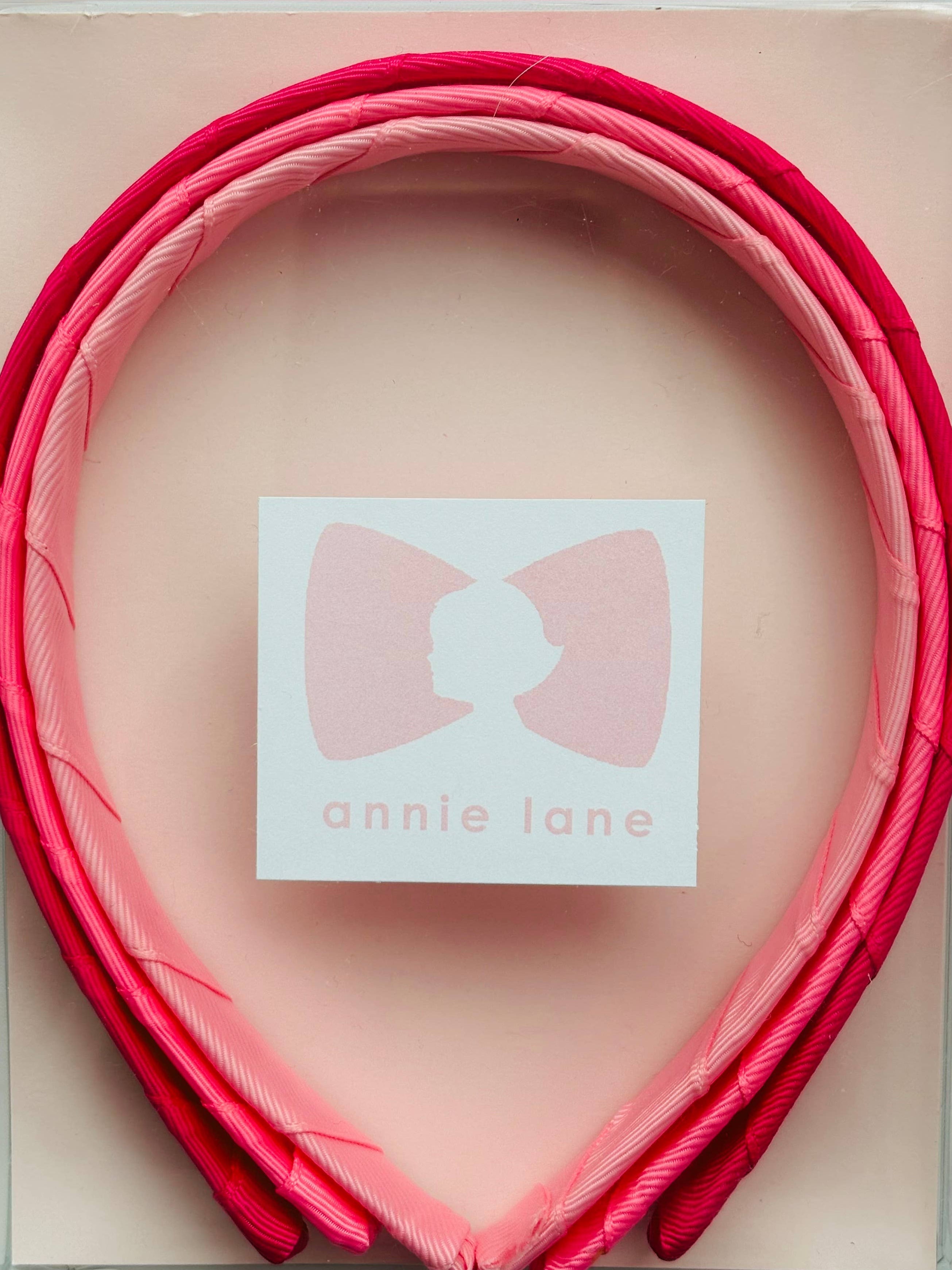 Headbands - Shocking Pink, Sorbet & Pink - Set of 3