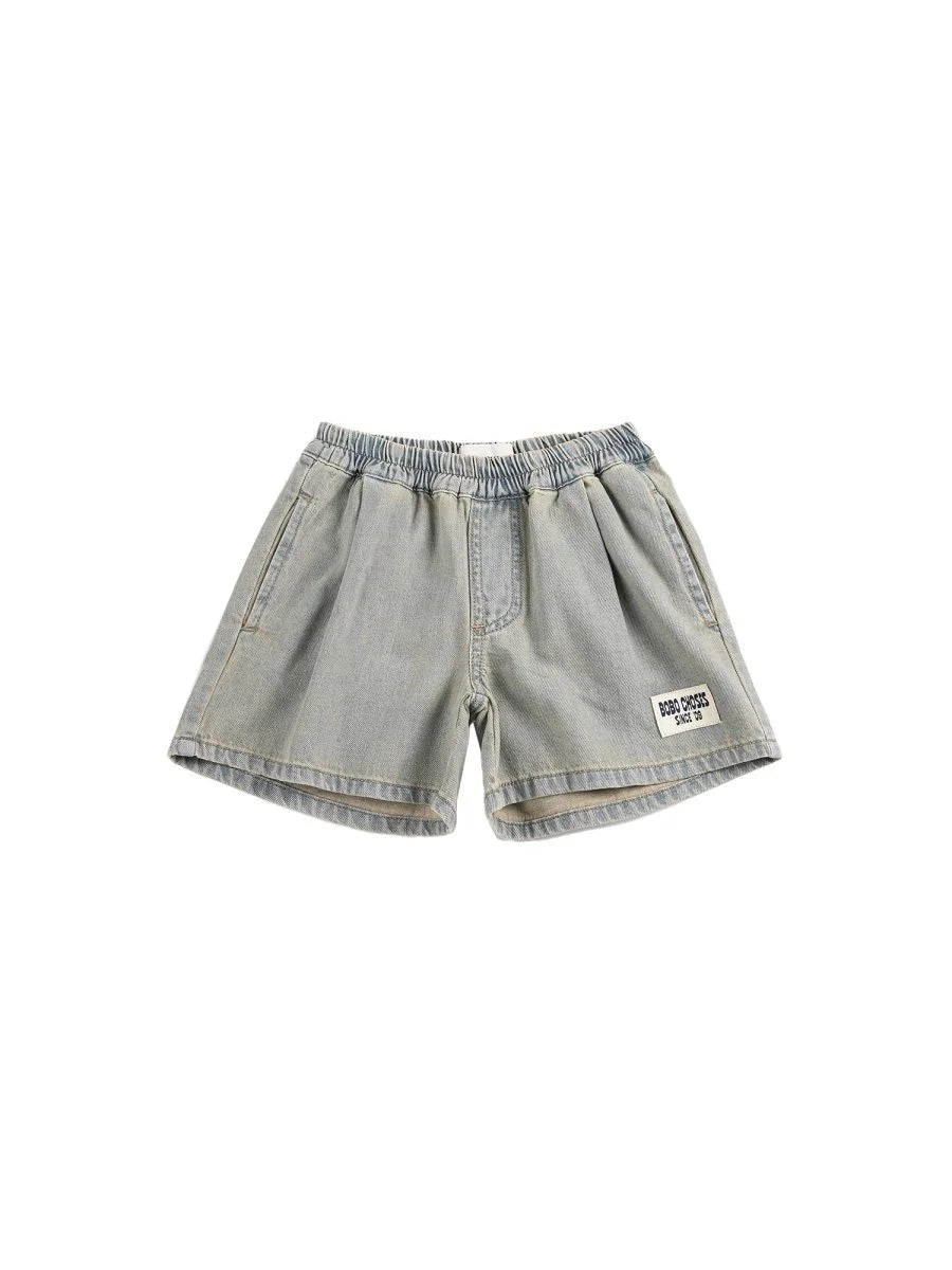 Bobo Choses Since 09 denim bermuda shorts