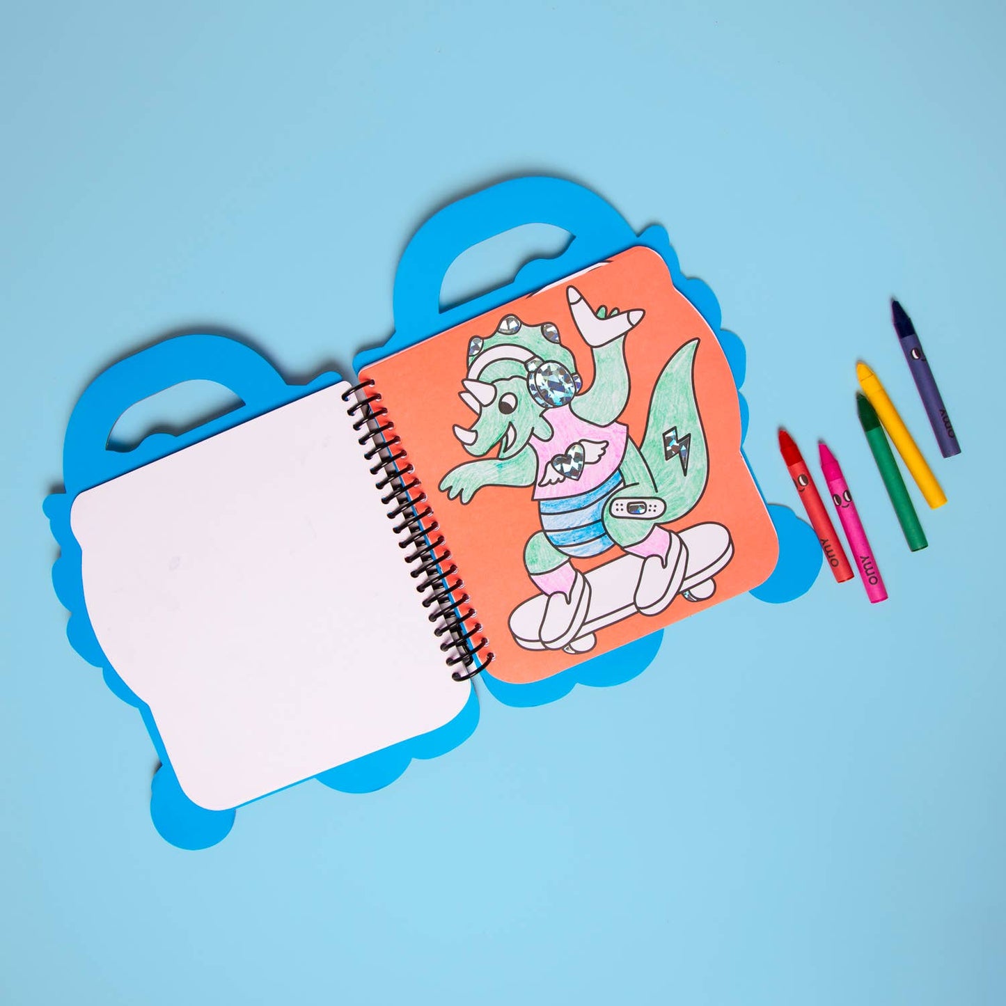 DINO SUPER COLORING & STICKER BOOK