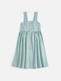 Daisy mosaic all over woven dress