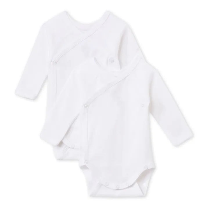 Baby 2 Pack long sleeves crossover Bodysuits