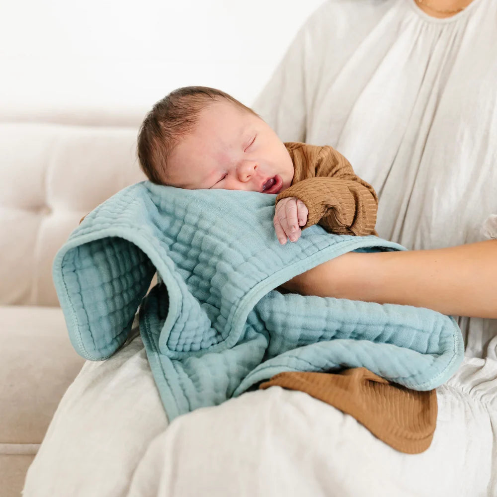 Cloud muslin burp cloth
