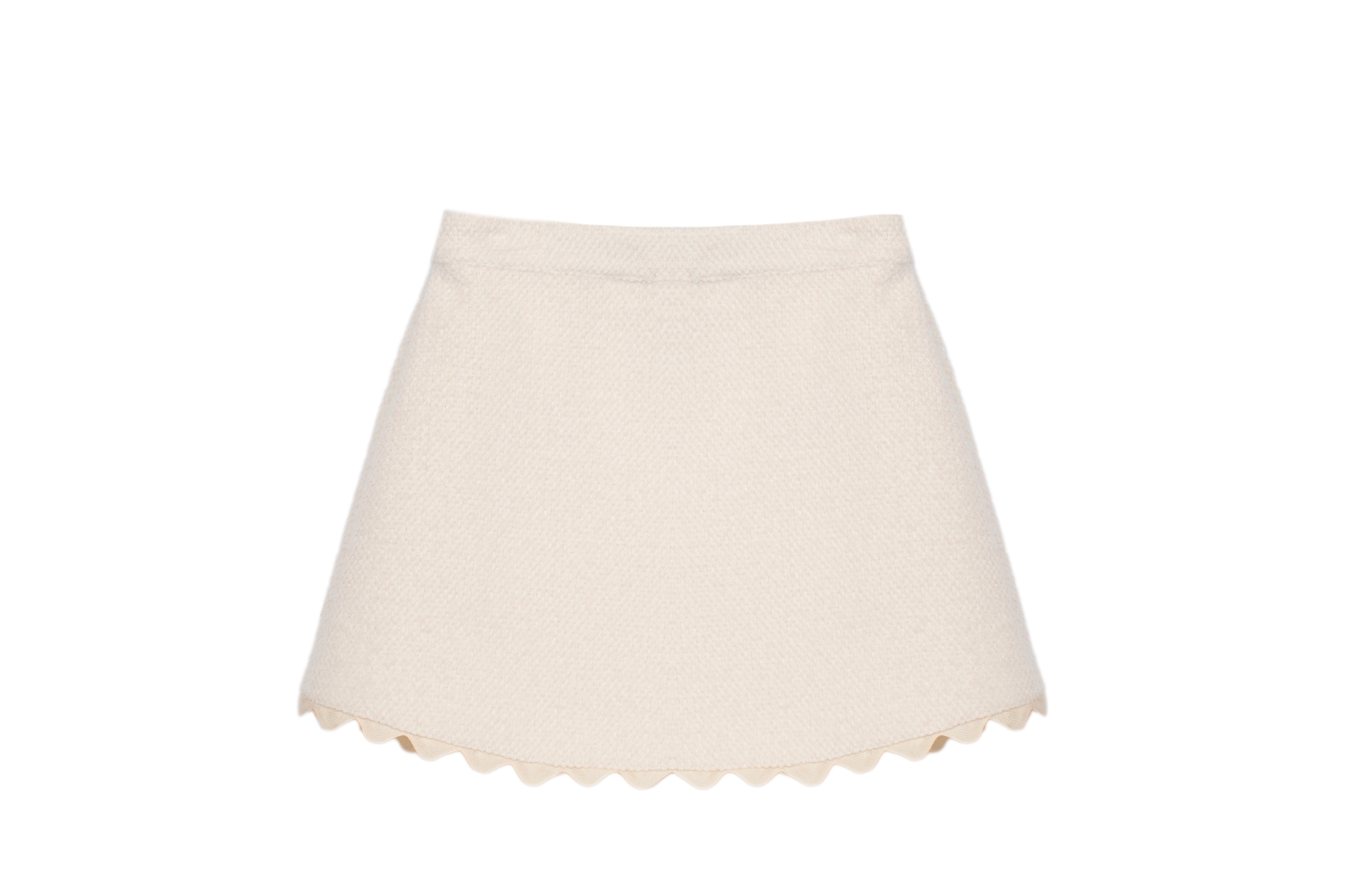 Skirt with buttons