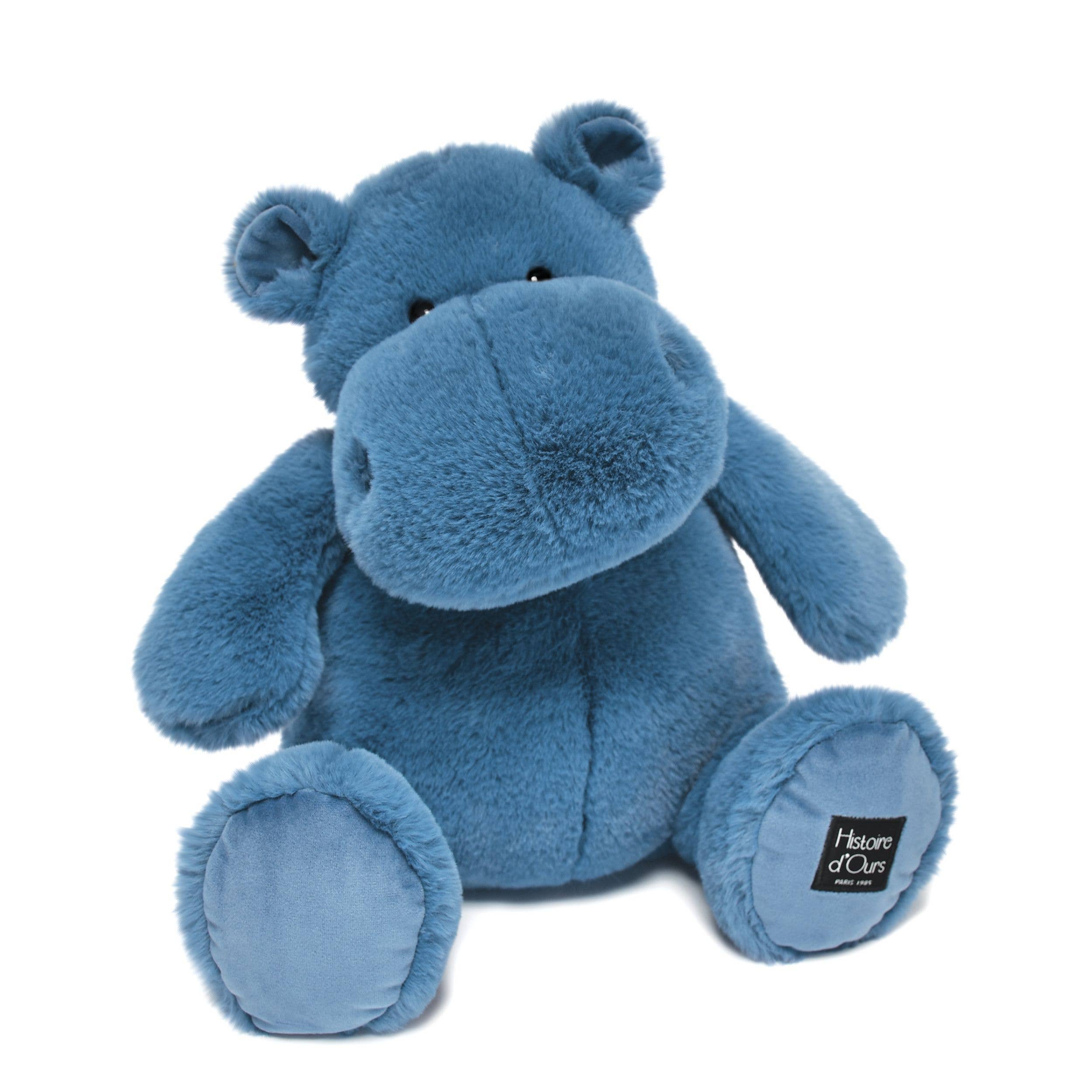 Blue Hippo Plush