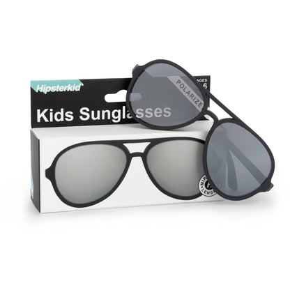 Baby & Kids Sunglasses – Polarized, UV Protective | Black: Kids: 3-6 years