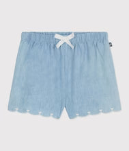 Baby girl chambray short