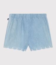 Baby girl chambray short