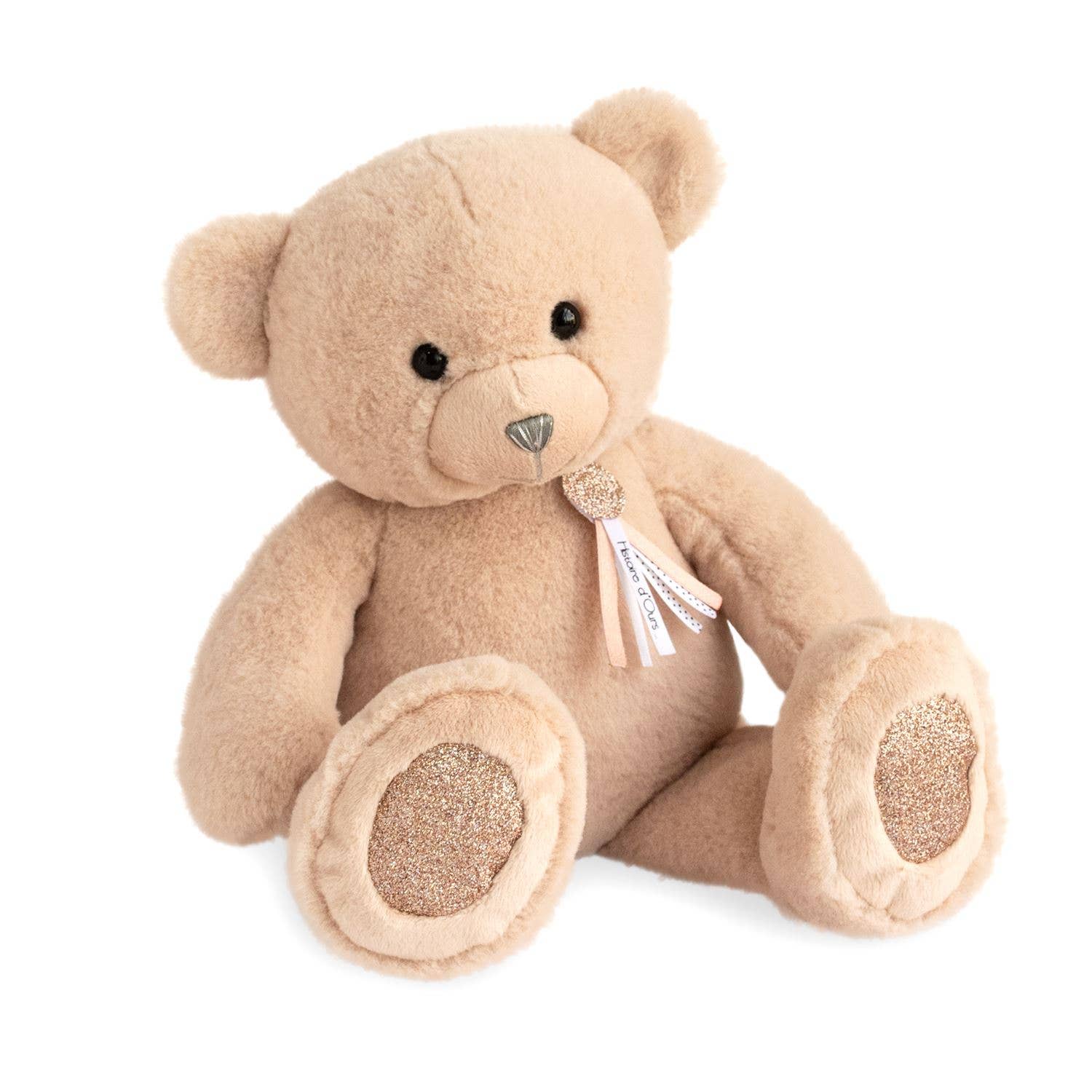 Charming Teddy Bear with Glitter Accents