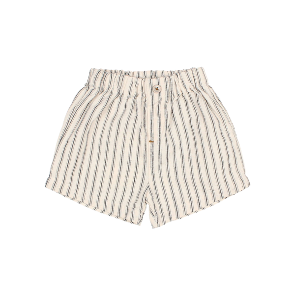 Linen Striped Shorts