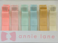 Hair Bows - Classic Grosgrain - Pastel Solids - Set of Six