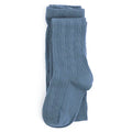 Dusty blue knit tights