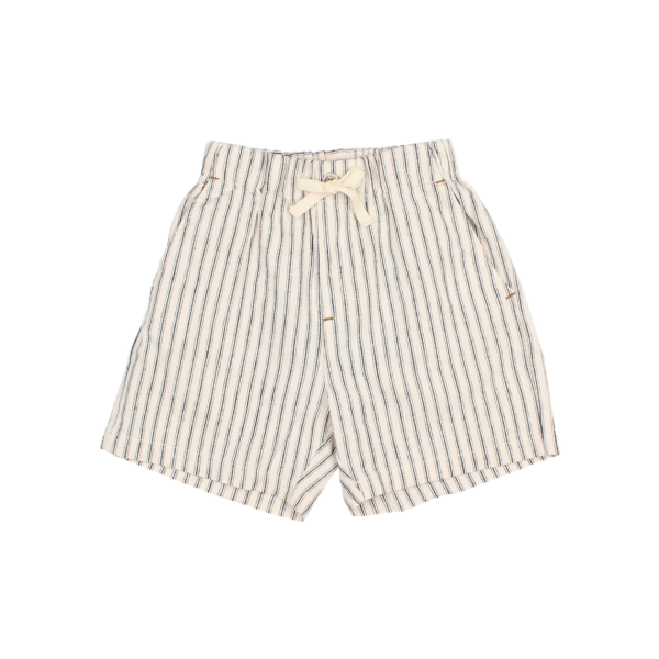 Linen Striped Bermuda