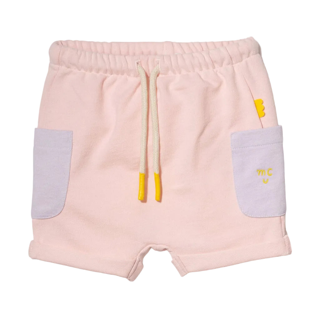 Recycled Cotton Pink Baby Short