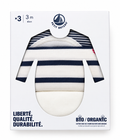 Baby 3 Pcs Set Bodysuits And Footie