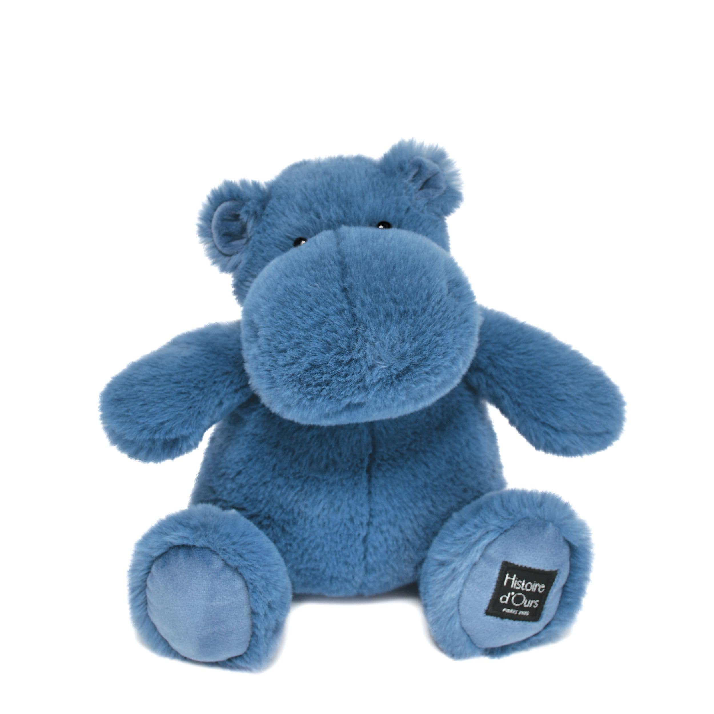 Blue Hippo Plush