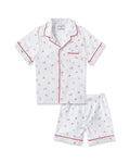 Short Twill Pajama Set