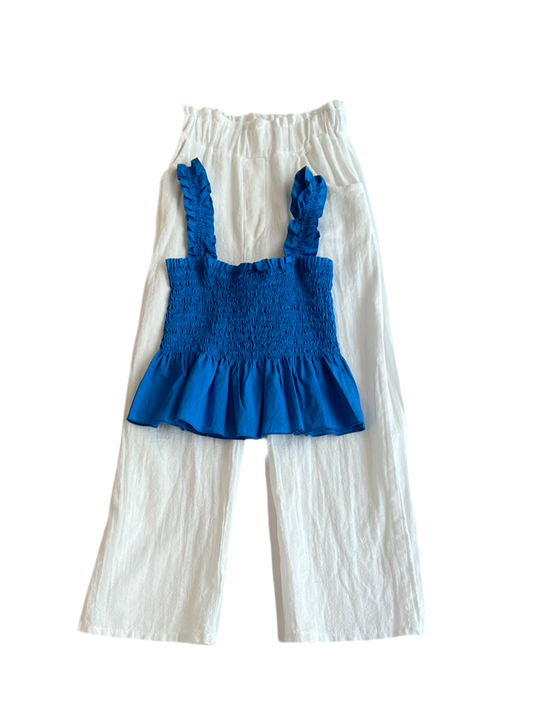 Top and Linen Pant set