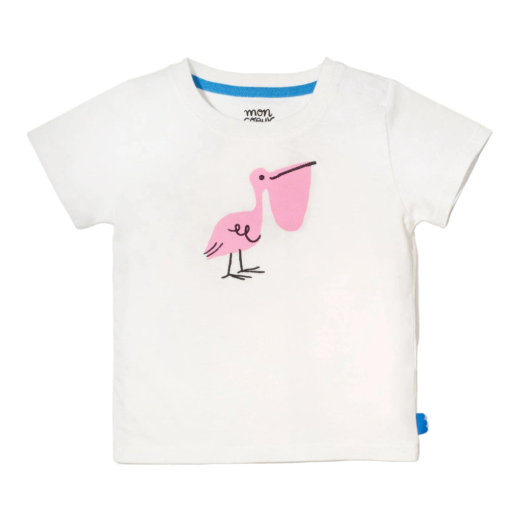 Recycled Cotton Pelican Baby T-Shirt