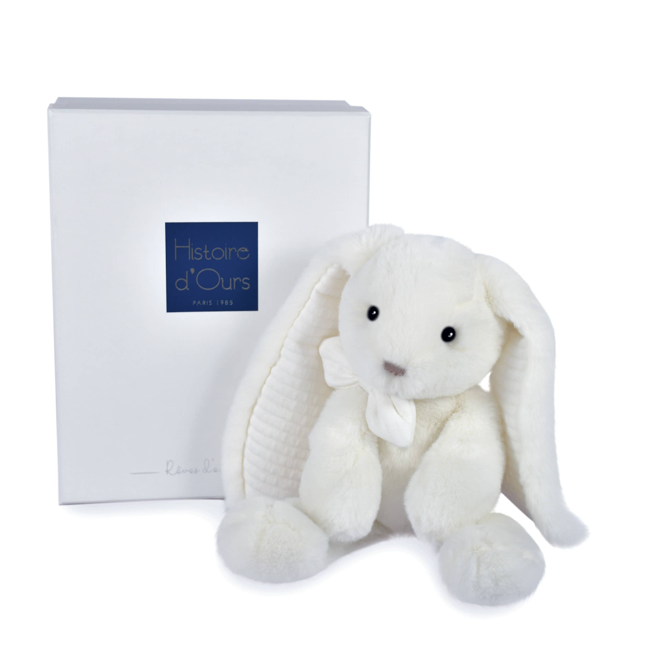 Preppy Chic: White Bunny